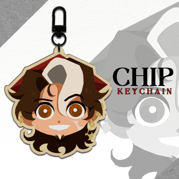 CHIP || Wood Keychain