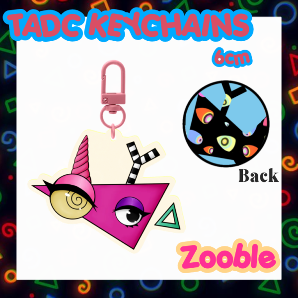 Zooble / TADC Keychains / Coloured acrylic