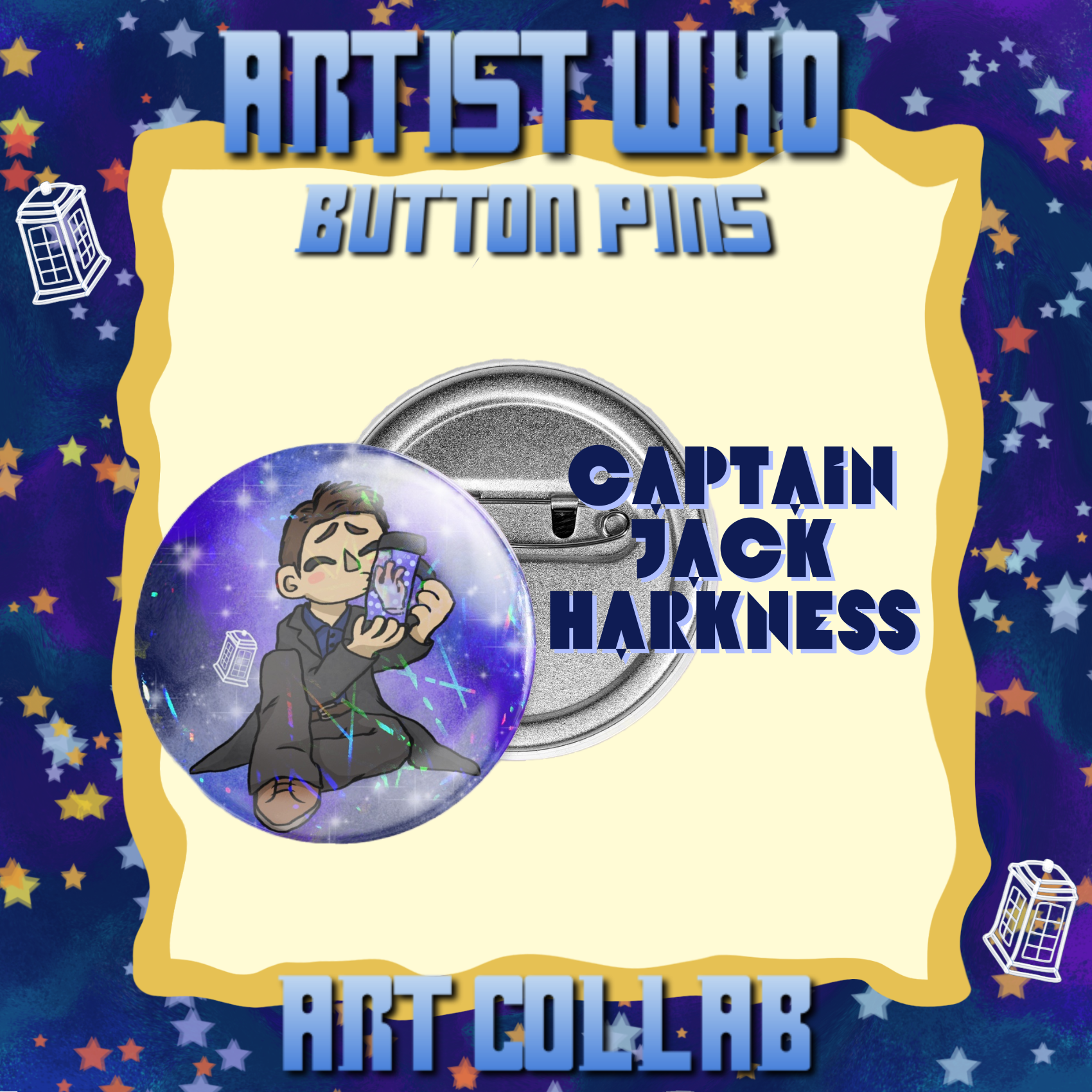 (ARTIST WHO) Captain Jack - Button Pin