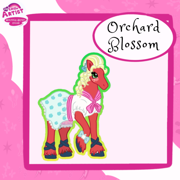 (MY LITTLE ARTIST) Orchard Blossom (Big Mac) - Sticker