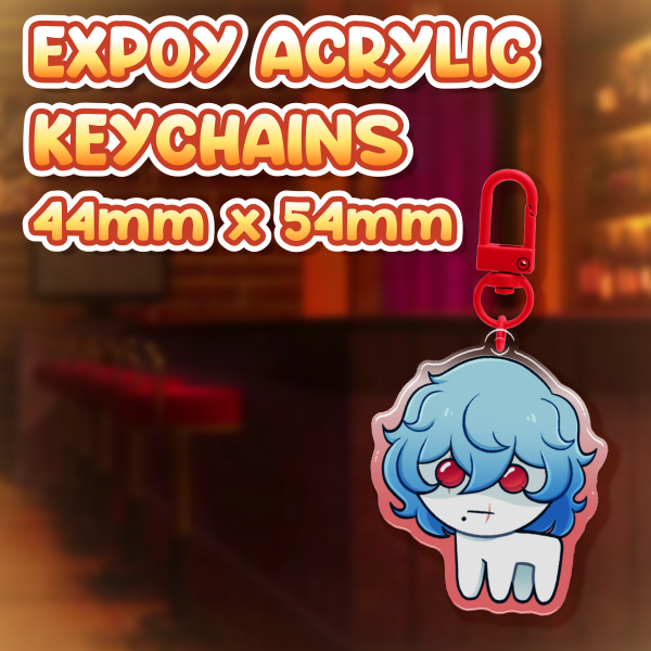 Yippee Shigaraki Epoxy Acrylic Keychains