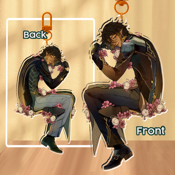 Zhongli Acrylic Keychain