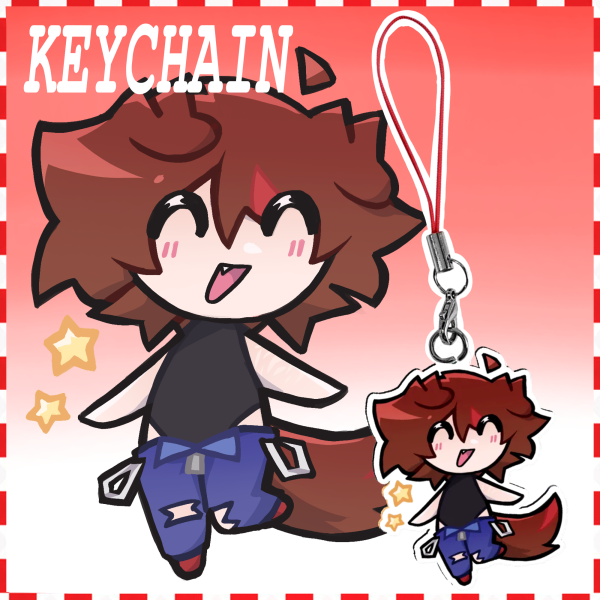 Put (OC) Clear Acrylic Keychain