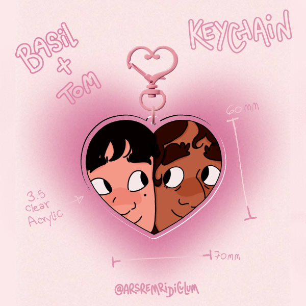 Basil + Tom Keychains