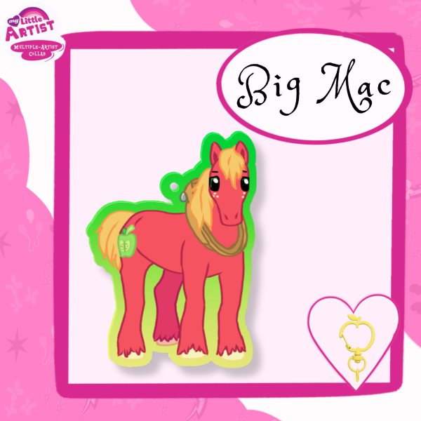 (MY LITTLE ARTIST) Big Macintosh - Keychain