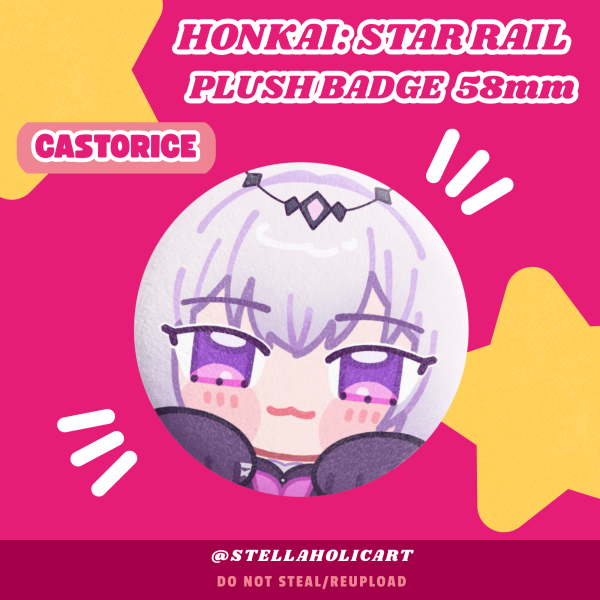 Castorice (Honkai Star Rail) Plush Badge
