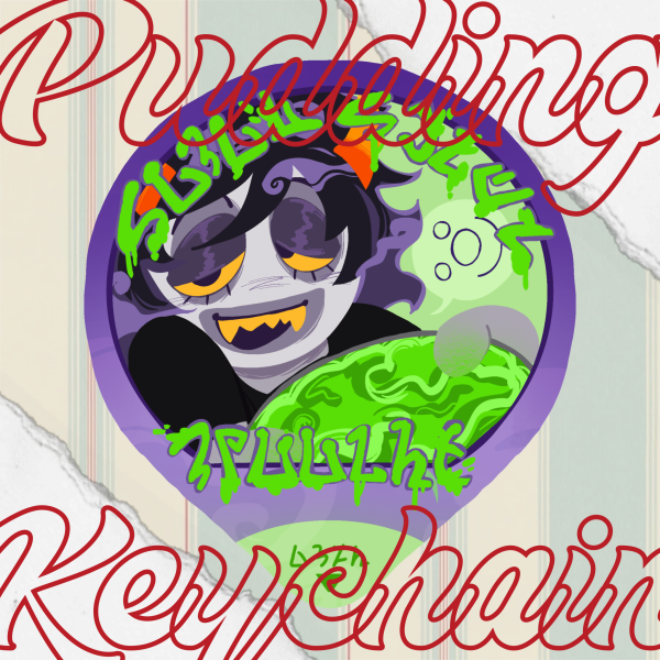 Homestuck - Sopor Slime Pudding Keychain
