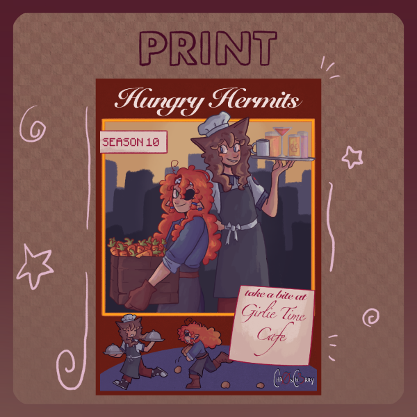 Shinyduo- Hungry Hermits Print