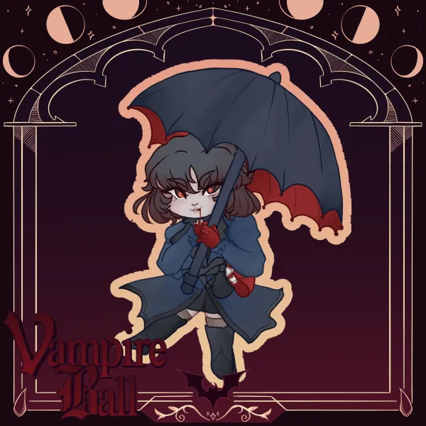 Vampire Ball Mina - Deadlock Sticker