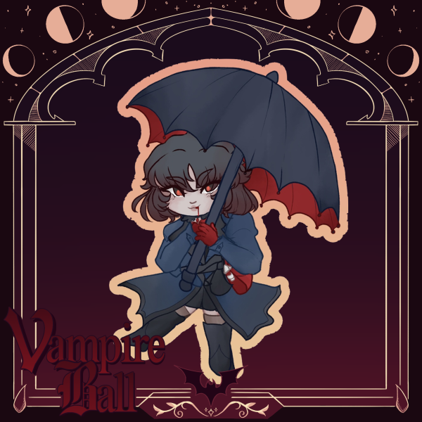 Vampire Ball Mina - Deadlock Sticker