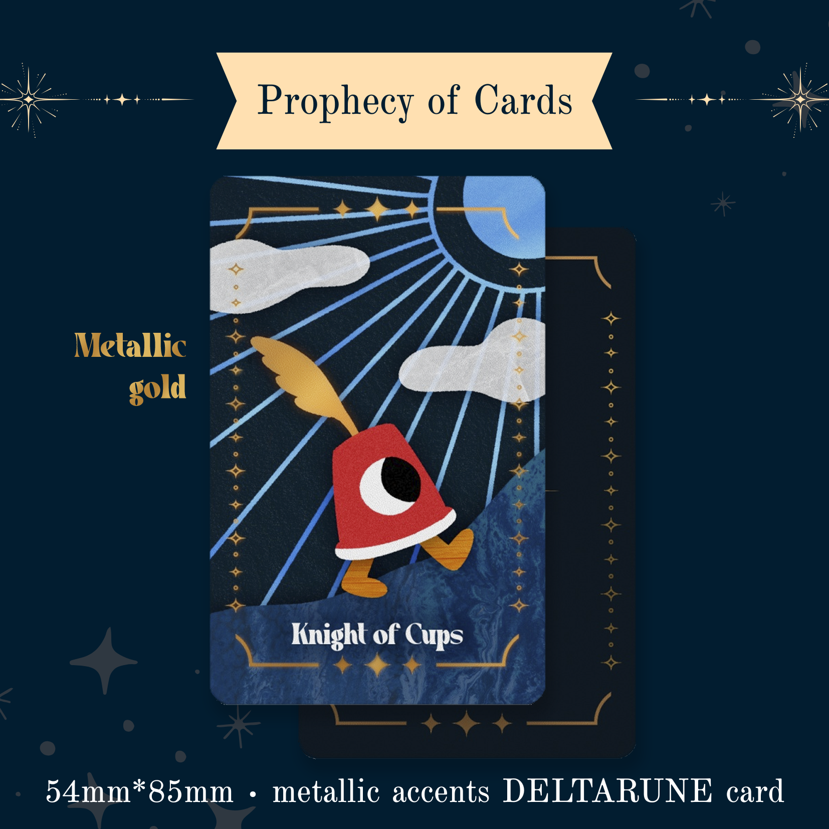 Knight of Cups: Cuptain ✦ Tarot Card