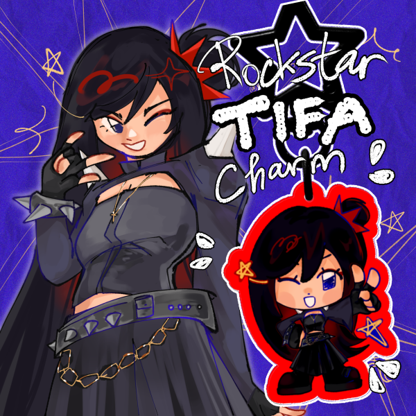 Rockstar Tifa Charm