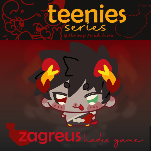 Hades ✩ Zagreus ✩ Epoxy Clear Acrylic Keychain
