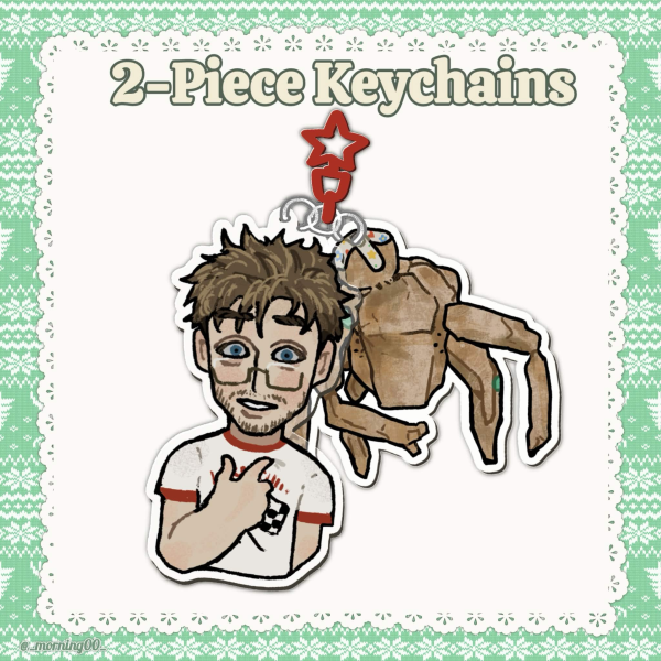 Grace and Rocky Acrylic 2-Piece Keychains