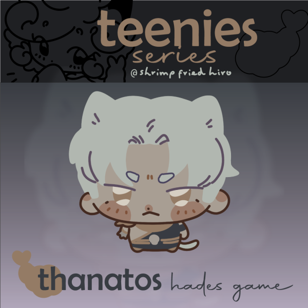 Hades ✩ Thanatos ✩ Epoxy Clear Acrylic Keychain