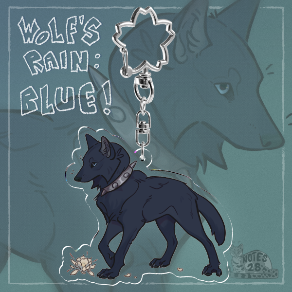 Blue - Acrylic Keychain