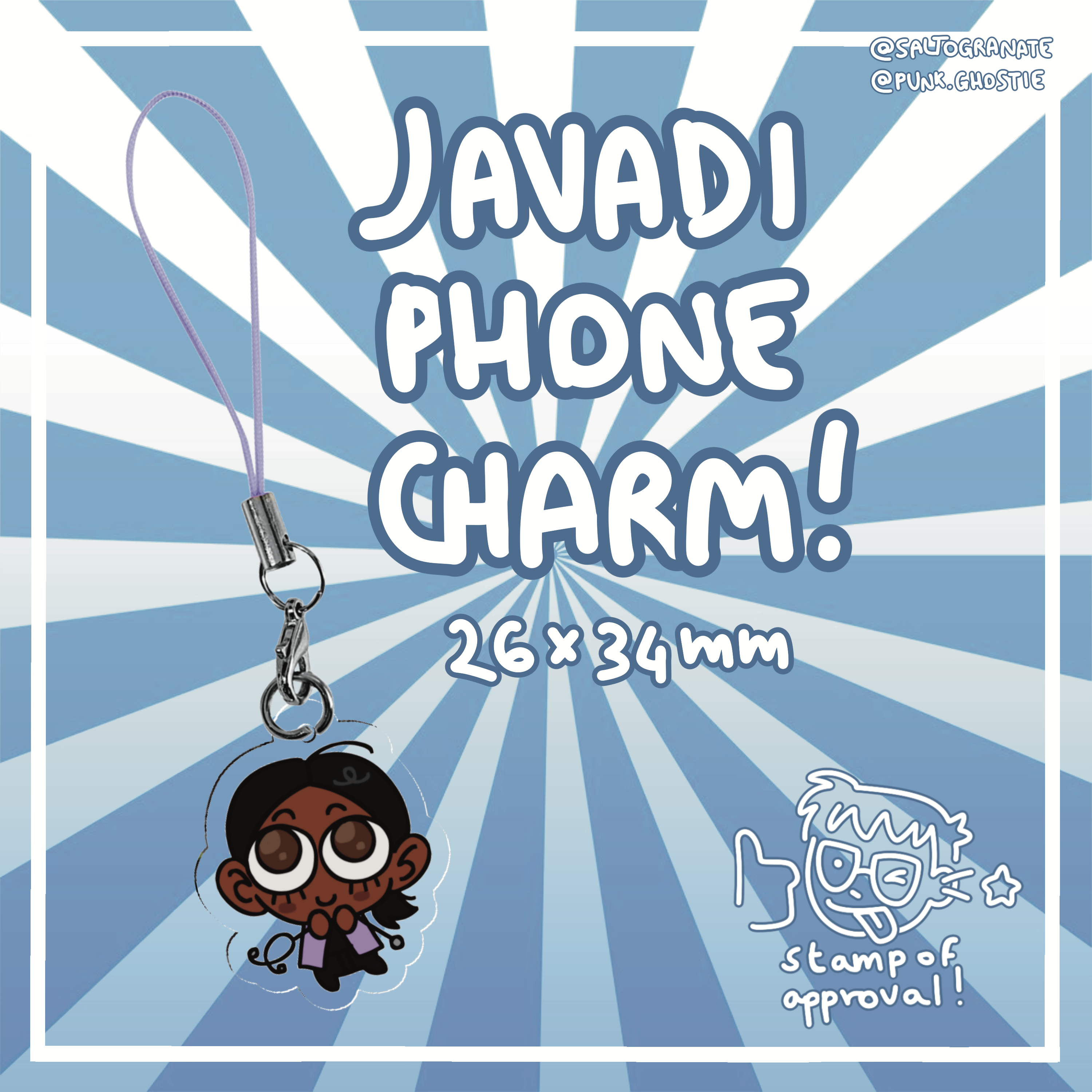 javadi phone charm. very tiny