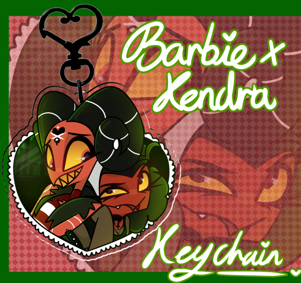 BARBIE AND KENDRA KEYCHAIN