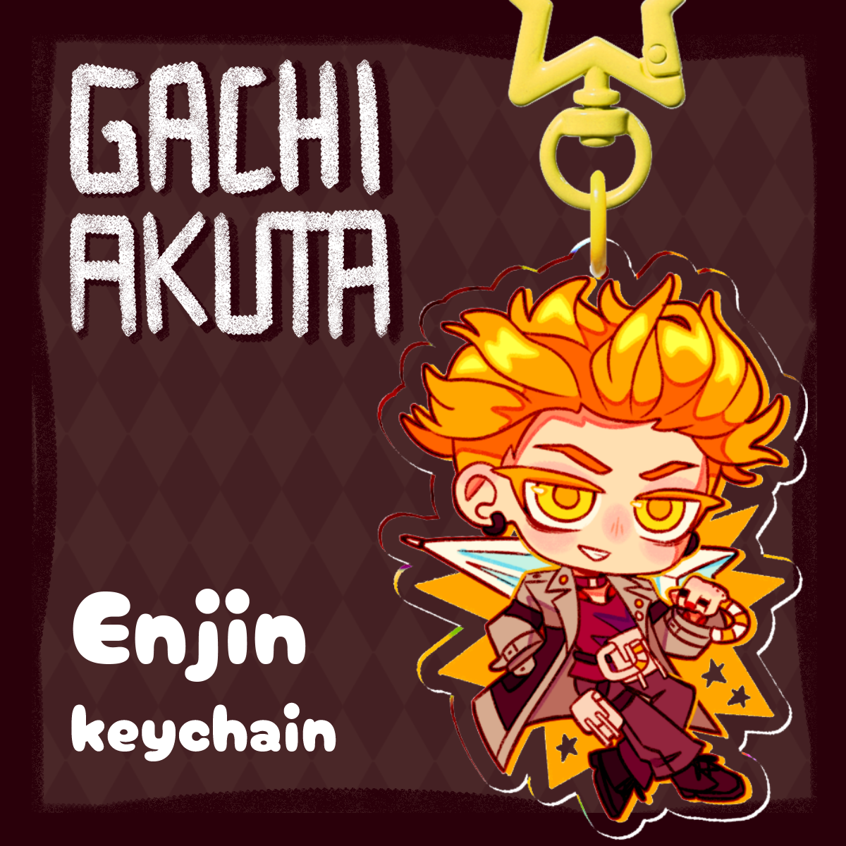 Gachiakuta Enjin Acrylic Keychain