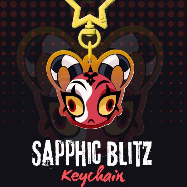 Sapphic Blitzo | KEYCHAIN