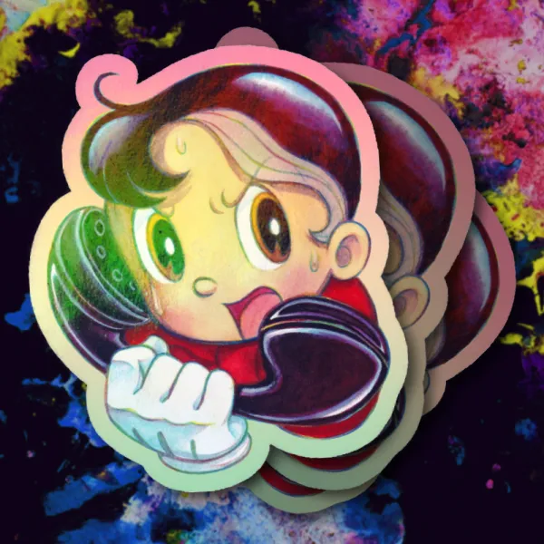 Kenichi Shikishima Osamu Tezuka Star System Holographic Sticker