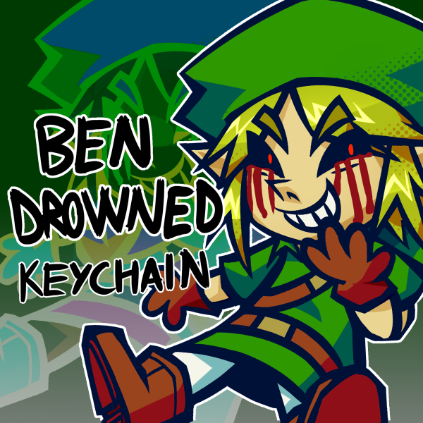 BEN DROWNED KEYCHAIN