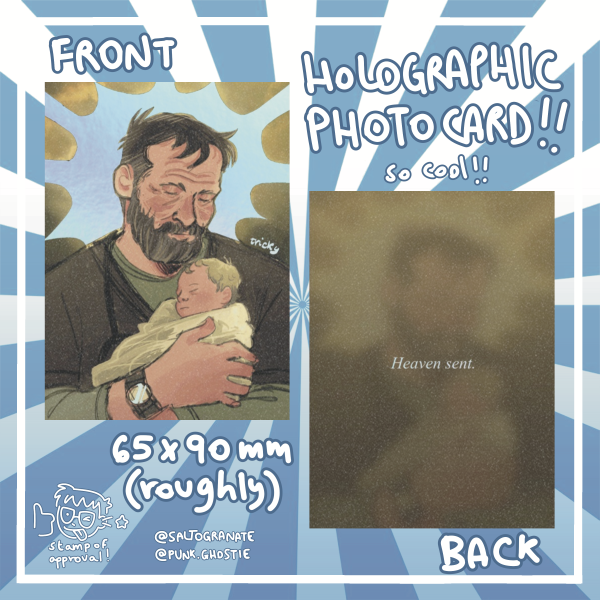 heaven sent holographic photocard