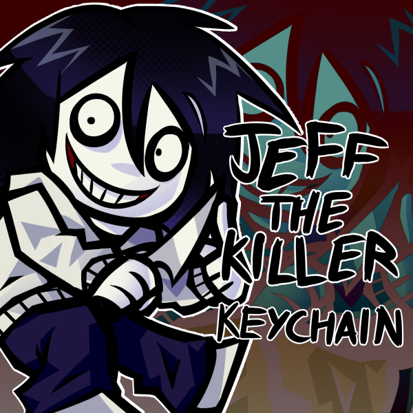 JEFF THE KILLER KEYCHAIN