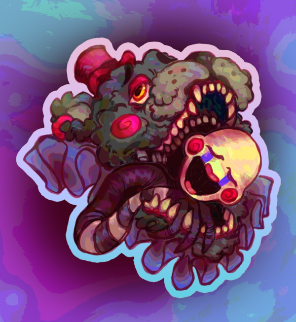 Fnaf Lefty and the Puppet Sticker