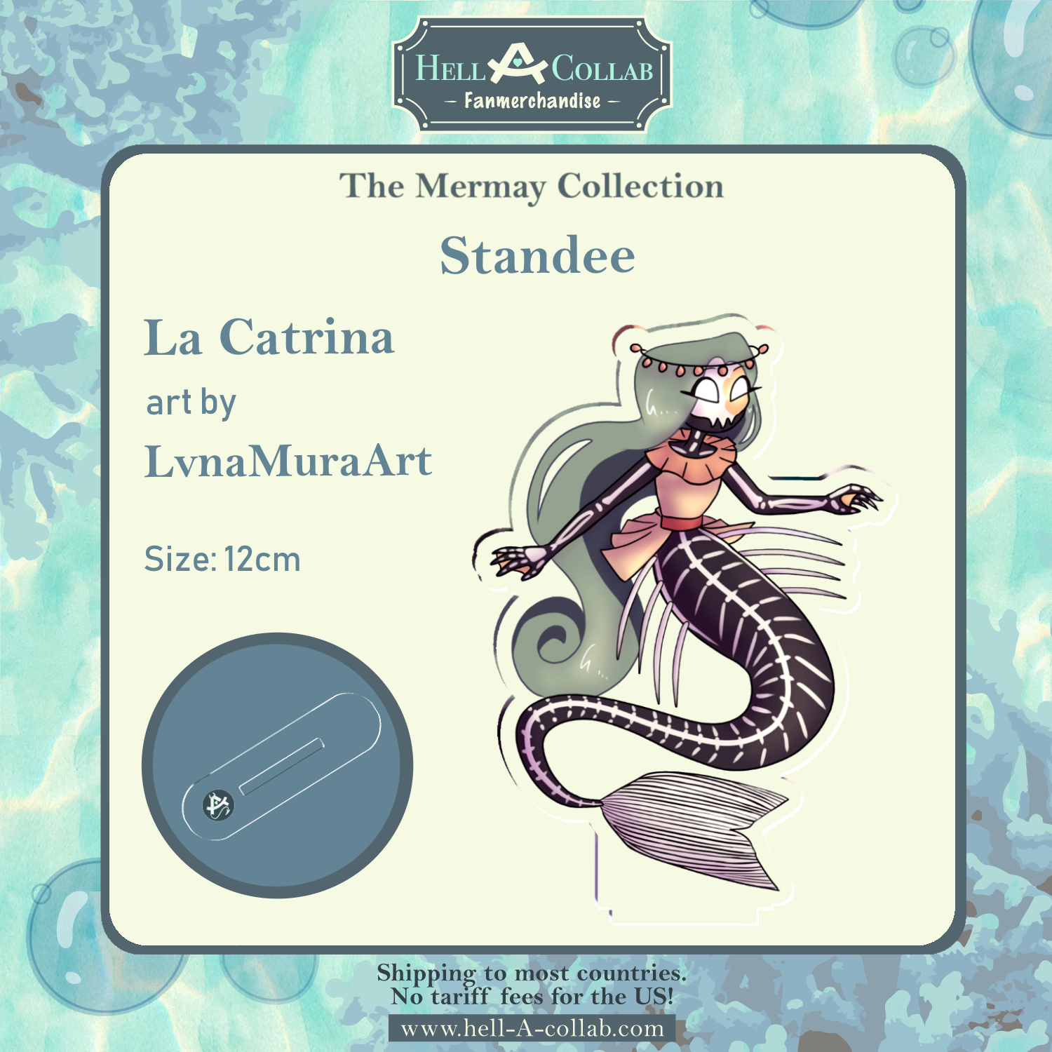 Catrina – Standee – Hellacollab Mermay Collection