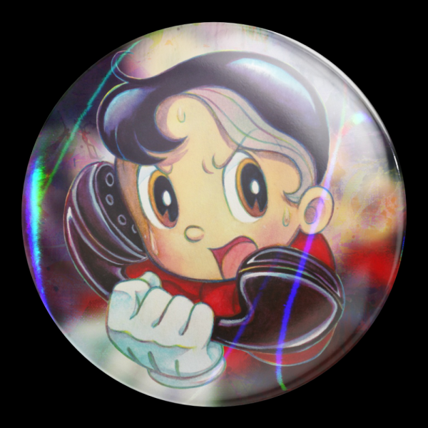 Kenichi Shikishima Osamu Tezuka Star System Holographic Pin