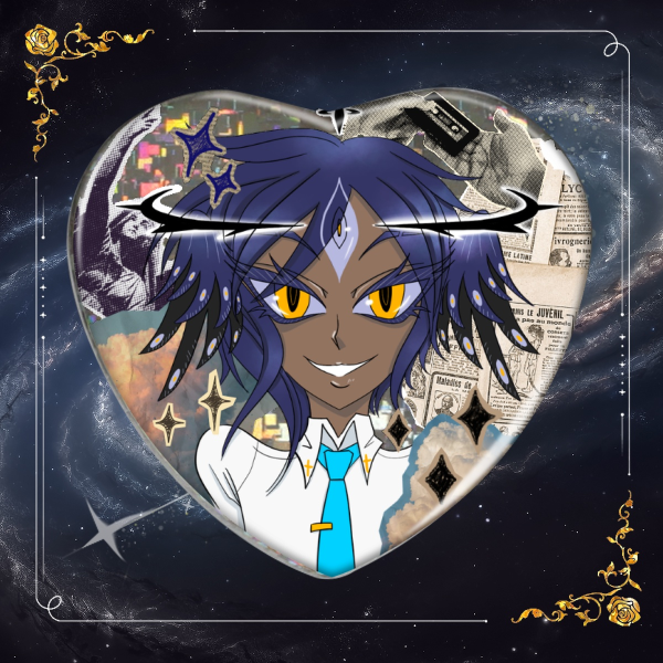 Vaugner Heart Holo Pin