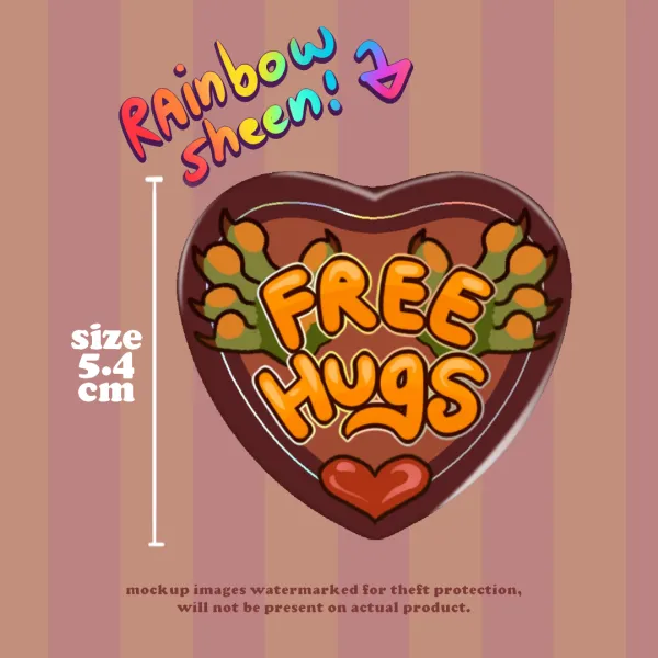 Free Hugs ✧ Button