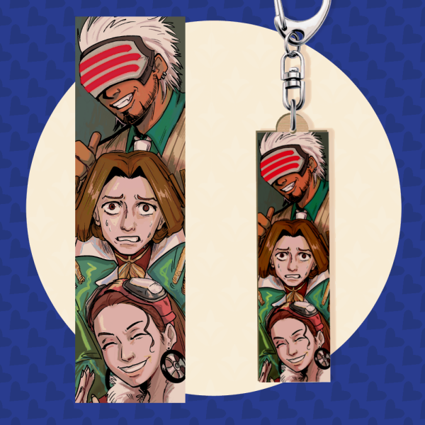 Keychain - 3-2 Trio