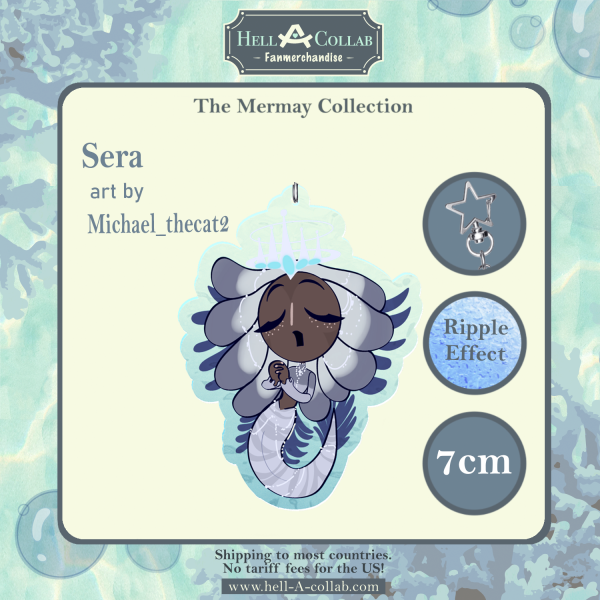 Sera – keychain – Hellacollab Mermay