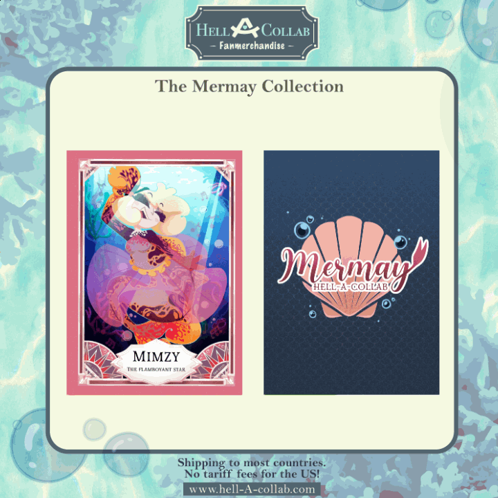Mimzy - Holographic Photocard - Hellacollab Mermay Collection
