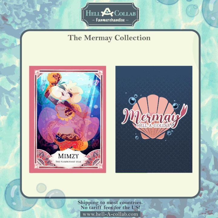 Mimzy - Holographic Photocard - Hellacollab Mermay Collection