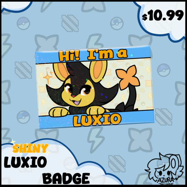 Hi! I'm a Shiny Luxio Badge