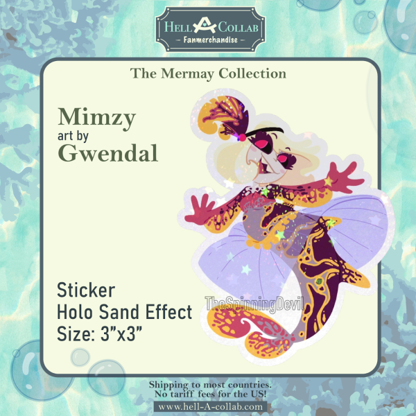 Mimzy - Sticker - Hellacollab Mermay Collection
