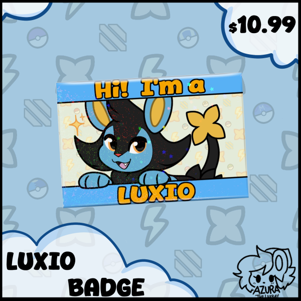 Hi! I'm a Luxio Badge