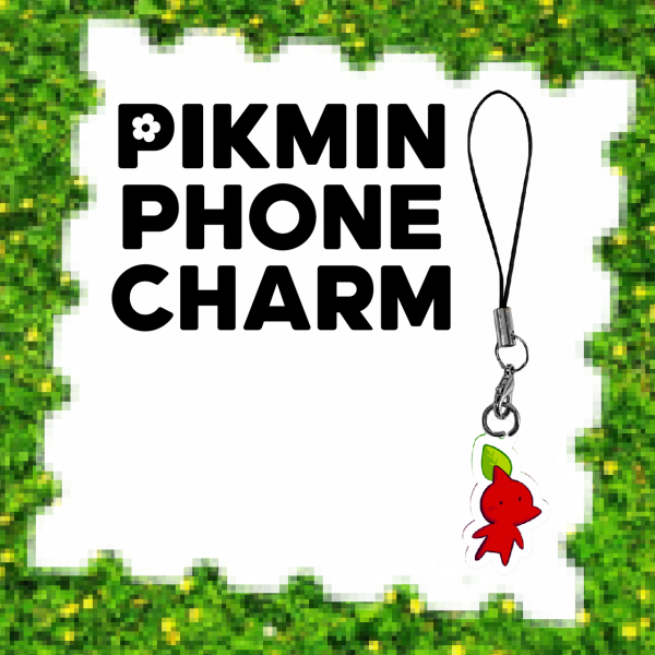 Red Pikmin Phone Charm