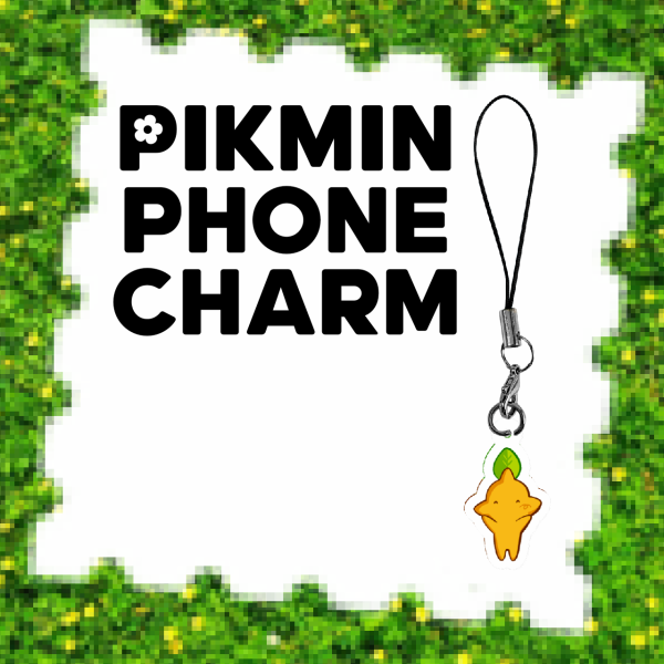 Yellow Pikmin Phone Charm