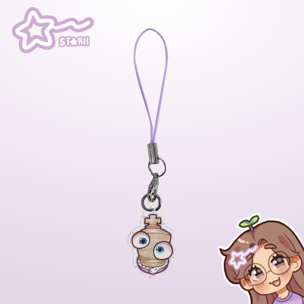 Kinger ᯓ★ Glitter Acrylic Phonecharm