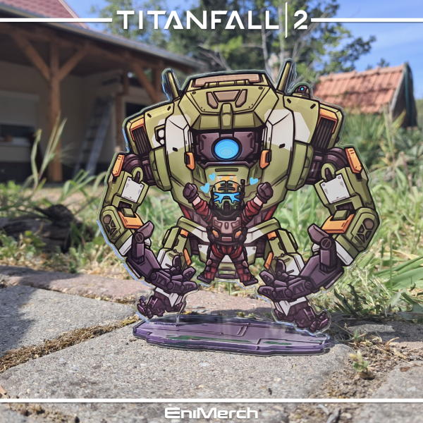 Titanfall 2 BT and Cooper Colored Edge Acrylic Standee