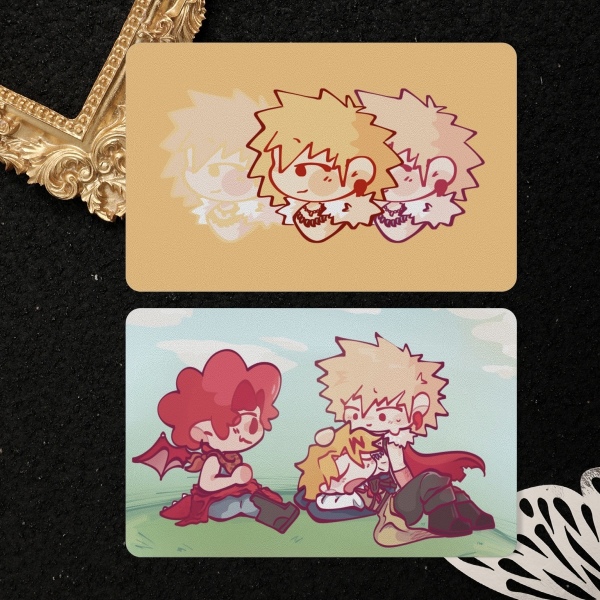 Hero BakuKiriKami fantasy au Photocard