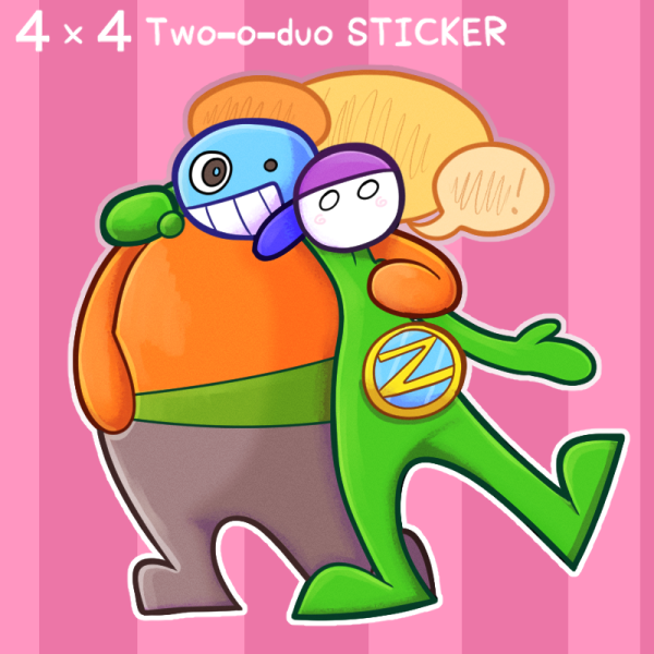 Two-o-Duo STICKER