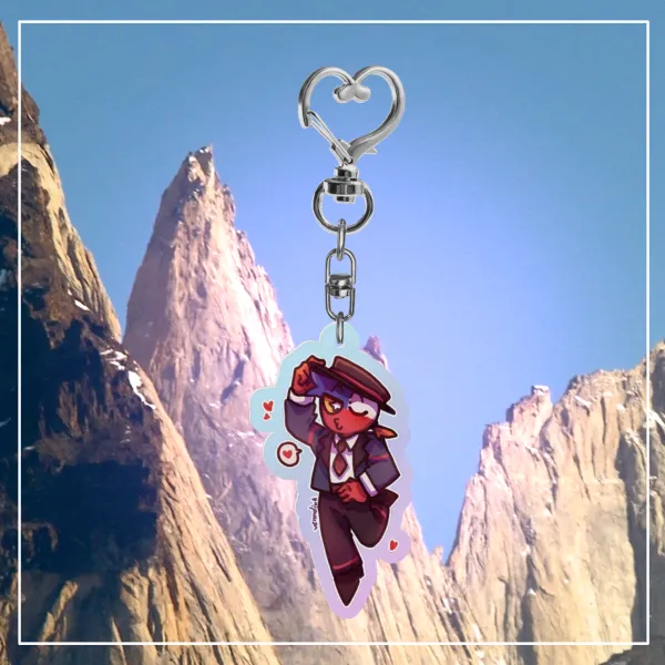 Chile Rainbow Keychain
