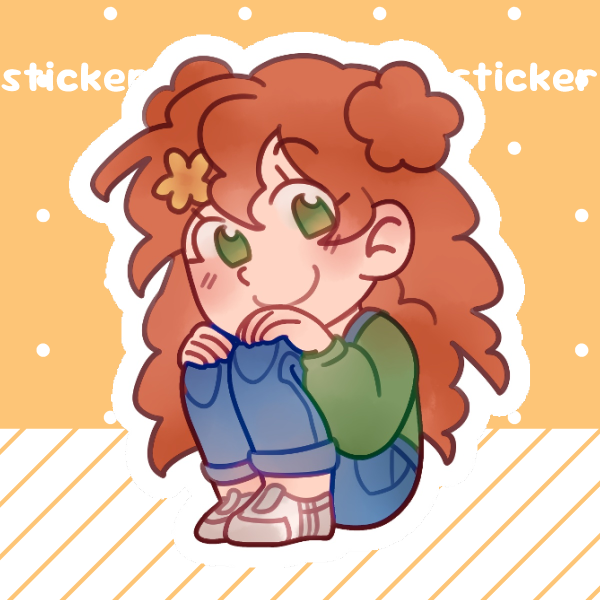 Geminitay Sitting Sticker