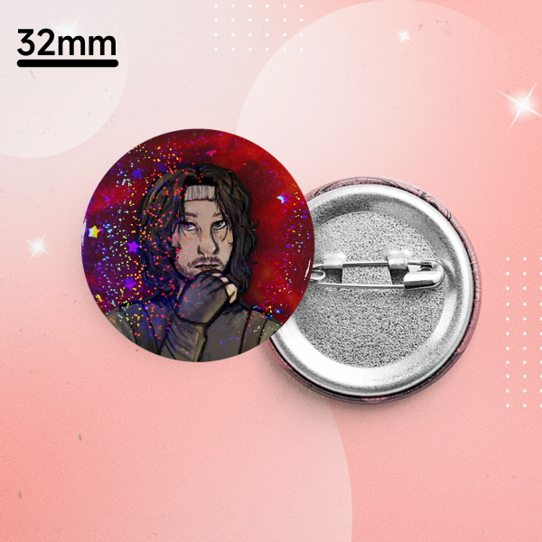Simon Iron Lung Holographic Pinback Button - 32mm