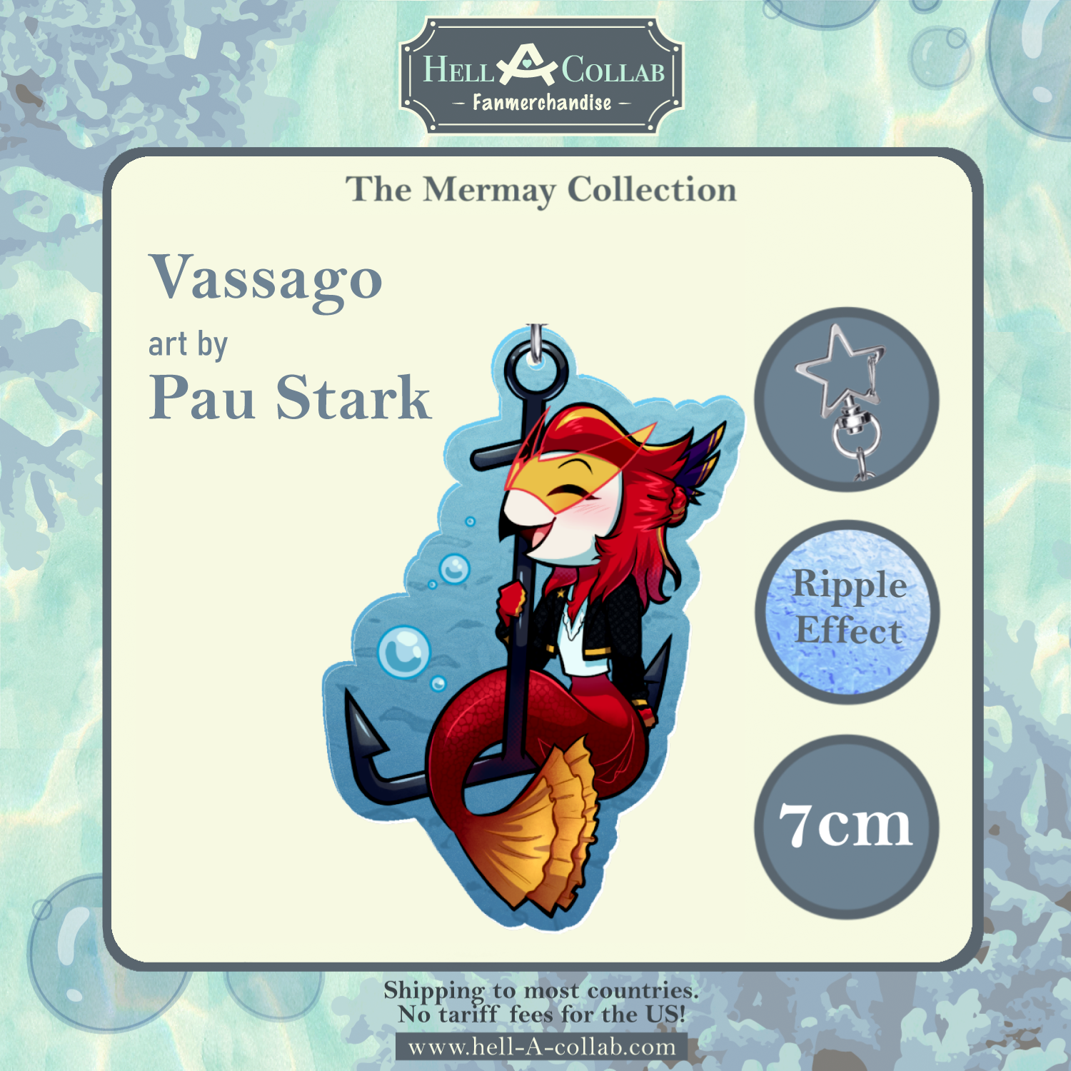 Vassago – Keychain – Hellacollab Mermay Collection